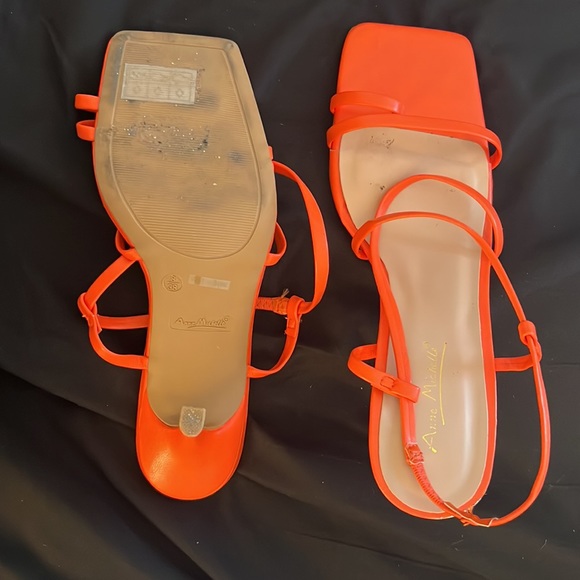 orange heels - Picture 3 of 3